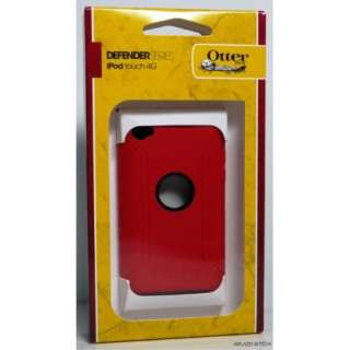 New Retail Box OtterBox Defender Rugged Case for iPod Touch 4G RED 