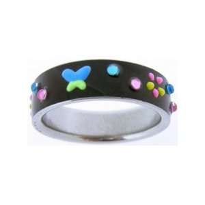  Color Change Butterfly Ring in Stainless Steel Everything 