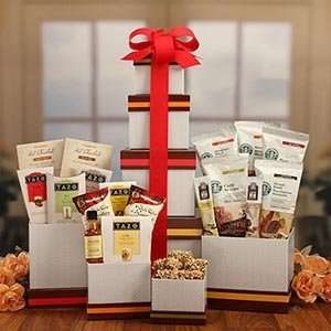 Starbucks Holiday Tower Mothers Day gift.  Grocery 