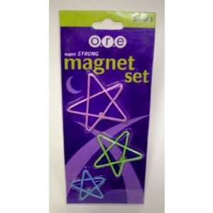  O.R.E. Super Strong Star Magnet Set Case Pack 24 