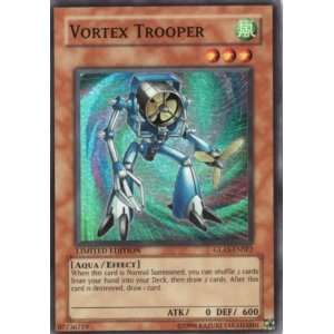  Vortex Trooper Yugioh GLAS ENSE2 Promo Super Holo Rare 