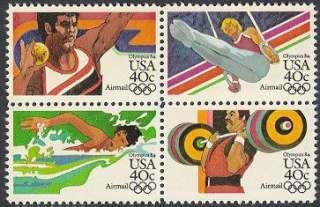 C101 C112 1983 LA Olympics Airmail Mint NH Set of 12  