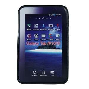  Skque Black Plastic Skin TPU Case For Samsung Galaxy Tab: Electronics