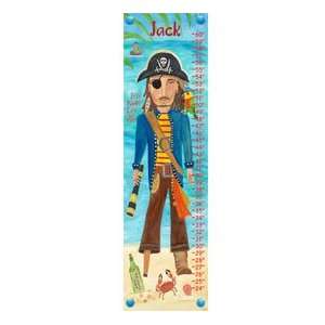  Pirate Personalized Growth Chart: Home & Kitchen