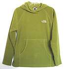 The North Face Boys Girls Olive Green Hoodie Pullover Shirt Size 