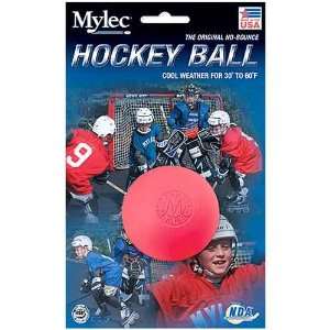  Mylec Original No Bounce Cool Weather Hockey Ball: Sports 