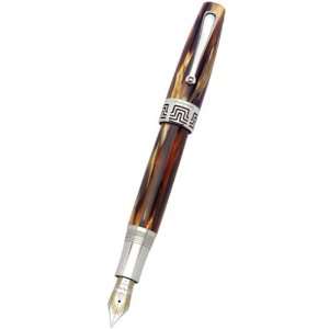    Montegrappa Extra 1930 Fountain Pen Brown Medium: Office Products