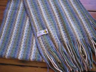 Vtg Scottish WOOL Knit Winter Scarf William Bruton  