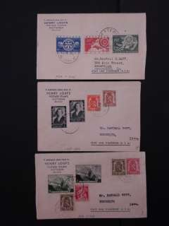 BELGIUM : Group of 28 covers, some First Day Covers  
