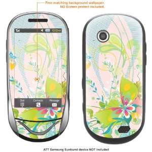   Sticker for AT&T Samsung Sunburst case cover sunburst 137: Electronics