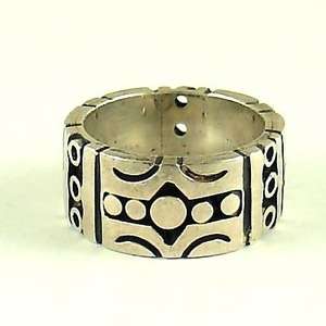 Vintage Spratling Mexican Silver Ring Pre Columbian   