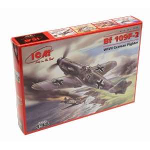    Messerschmitt BF 109F2 Fighter 1 48 ICM Models Toys & Games