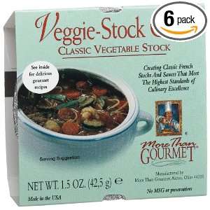 More Than Gourmet Veggie stock Gold® Vegetable Stock, 1.5 Ounce Units 