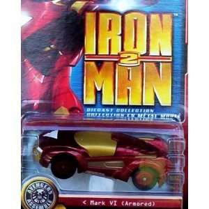  Iron Man 2 Die cast collection Mark VI Armored Toys 