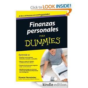 Finanzas Personales Para Dummies (Spanish Edition): Hernández Vicente 