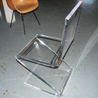 Haziza H Studio Glide Chair GC1 Clear Acrylic Chair  