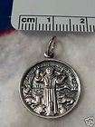 Sterling Silver Saint St. Francis Medal Charm