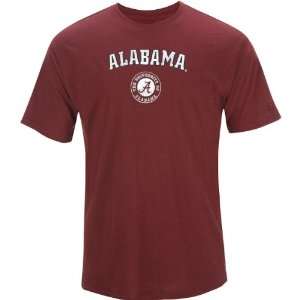  Izod Alabama Crimson Tide Slub T Shirt Extra Large: Sports 