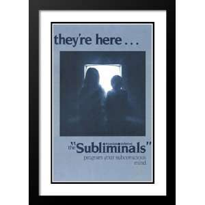  The Subliminals 32x45 Framed and Double Matted Movie 