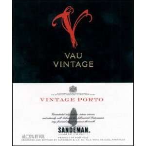   Sandeman Vau Vintage Port 375 mL Half Bottle Grocery & Gourmet Food