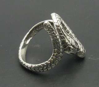STERLING SILVER RING SNAKE SIZE H   T QUALITY 925 NEW  