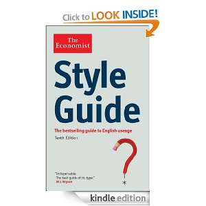 The Economist Style Guide: The Economist:  Kindle Store