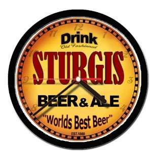  STURGIS beer and ale cerveza wall clock: Everything Else