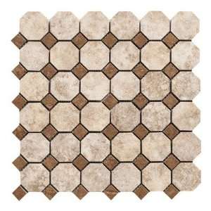  Campione 2 x 2 Octagon Mesh Mounted Mosaic in Armstrong 