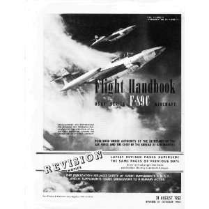  Northrop F 89 C Aircraft Flight Manual Northrop Books
