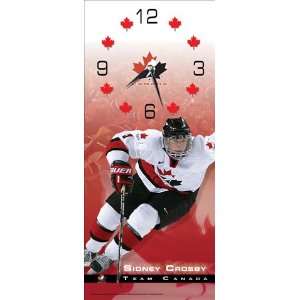    Sidney Crosby 7 x 16 Team Canada Clock: Sports & Outdoors