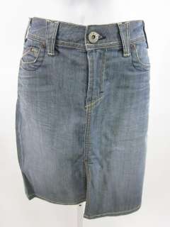 YANUK Medium Wash Straight Cut Jean Skirt Size 6  
