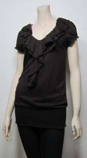 INC International Concepts Ruffle Collar Top S XL  