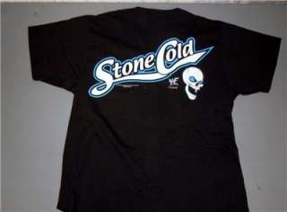 STONE COLD BASEBALL JERSEY WWF VINTAGE SIZE MEDIUM  