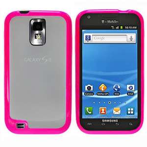 Samsung Galaxy S2 SII (T989 for T Mobile) Hybrid TPU Case (Pink 