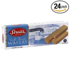 Streits Wafer, Vanilla, 7 Ounce (Pack of 24):  Grocery 