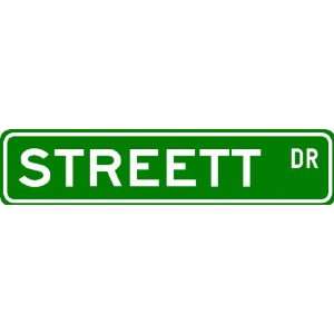 STREETT Street Sign ~ Personalized Family Lastname Sign ~ Gameroom 