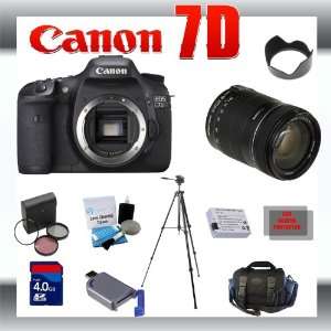  Canon EOS 7D Digital SLR Camera Body with Canon 18 135mm 