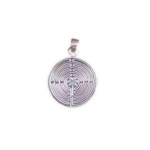   : Pendant Labyrinth Chartres 2,5cm Silver 925 8,0g: Home & Kitchen