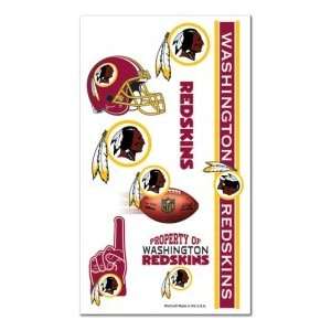  Washington Redskins Temporary Tattoos: Sports & Outdoors