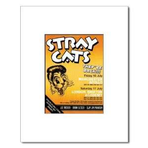  STRAY CATS UK Tour 2004 10x8in Matted Music Print: Home 