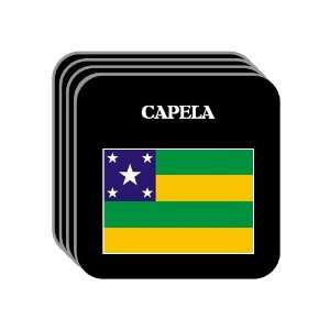  Sergipe   CAPELA Set of 4 Mini Mousepad Coasters 