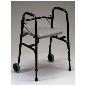  Harvy Folding Seat Adjustable Walker: Health & Personal 