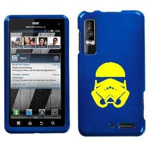   XT862 YELLOW STORMTROOPER ON BLUE HARD CASE COVER 