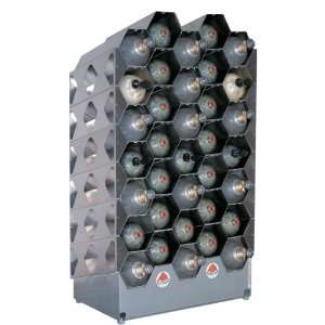   25 60 Height Modular Aluminum Air Kaddy 25 SCBA Cylinder Storage Rack