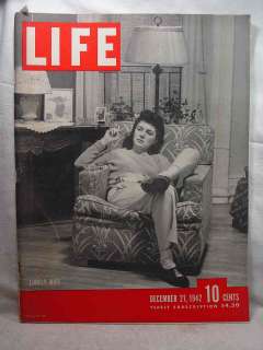 Life Dec 21 1942 WWII LONELY WIFE Las Vegas Gambling  