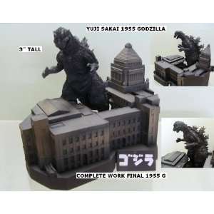   Yuji Sakai Final Godzilla Desk Top Diorama Figure 1954: Toys & Games