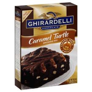 Ghirardelli Brownie Mix Caramel Turtle 18.5 Oz 6 Packs:  