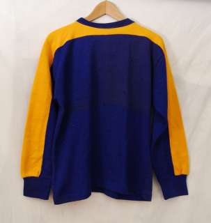 Vintage 1950s Wool Knit Football Sports Sweater Jersey #11, mens MED 