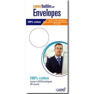  Ivory #10 Envelopes 100% Cotton