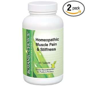   Choice Homeopathic Muscle Pain and Stiffness, 90 Count (Pack of 2